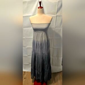 Elegant Gray Strapless Mossimo Dress